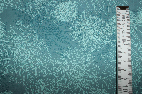 Designerbaumwolle Floral Elements Aquarium (10 cm)